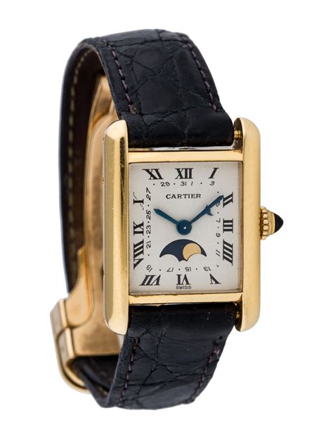 cartier tank moonphase.